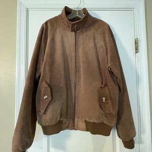Vintage Genuine Suede BomberJacket Sz 42 🍂